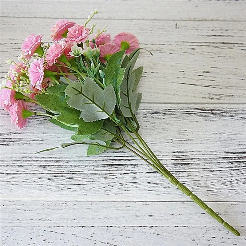 5 шт. цветы маленькое платье с цветочным узором по искусственным шелковым цветам