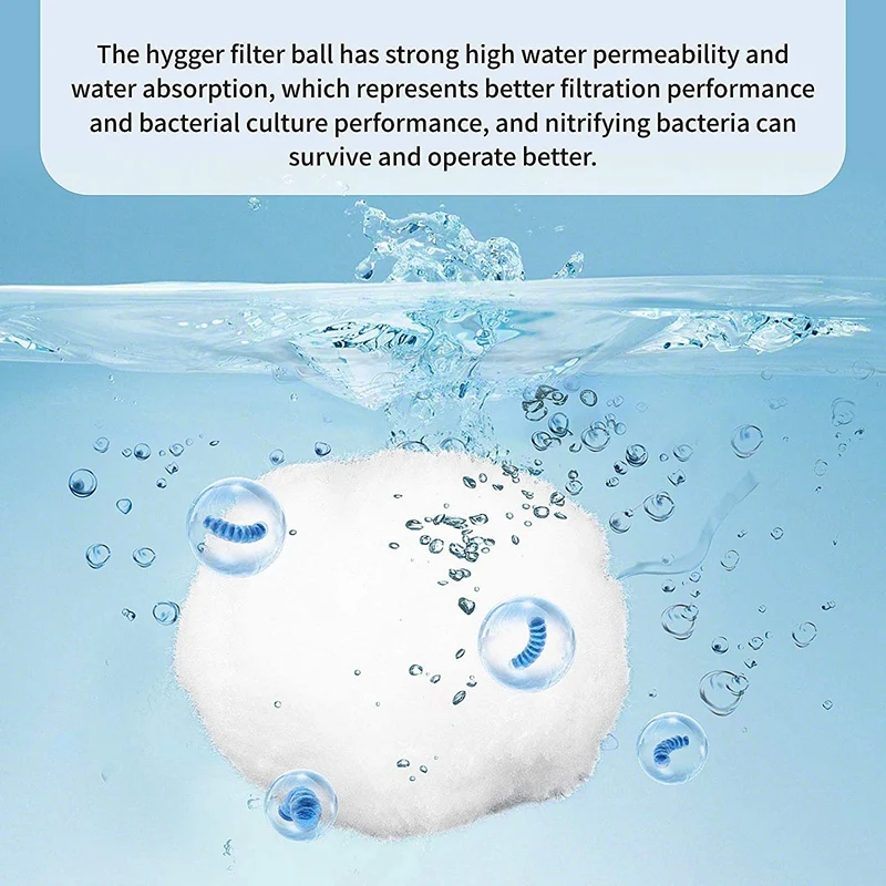 

Aquarium Bio Filter Balls Fish Tank Culture Ball Filtration Media for All Aquarium Tanks, Various Filter Equipment