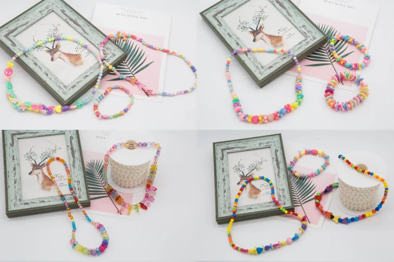 Детские бусины ручной работы сделай сам для девочек с набором аксессуаров