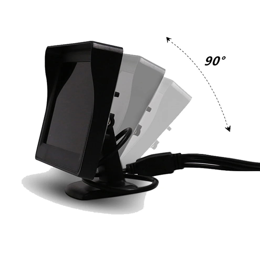 Камера заднего вида Автомобильная с ЖК-дисплеем 4 3 дюйма | Автомобили и мотоциклы