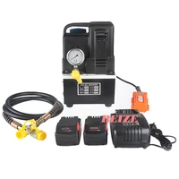 18v gyb 63d rechargeable portable lithium battery hydraulic electric pump small ultra high pressure oil pump hydraulic pump