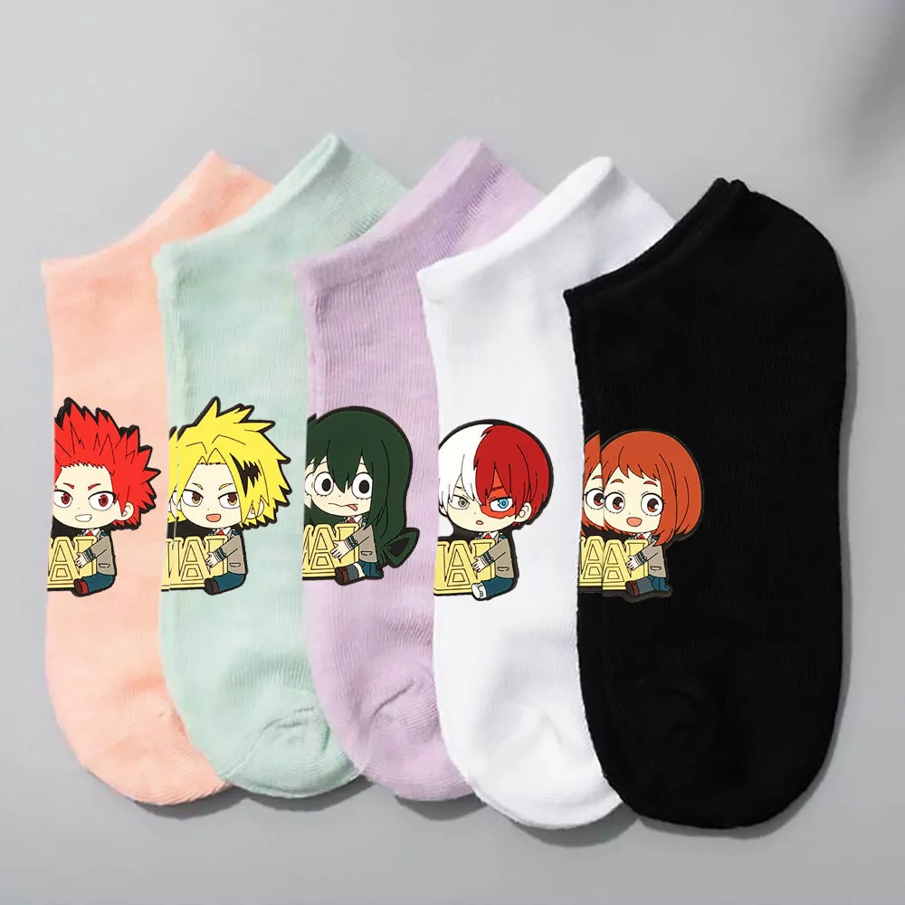 Оригинальные носки моя геройская Академия Bakugou Katsuki может Todoroki Shoto Midoriya Izuku