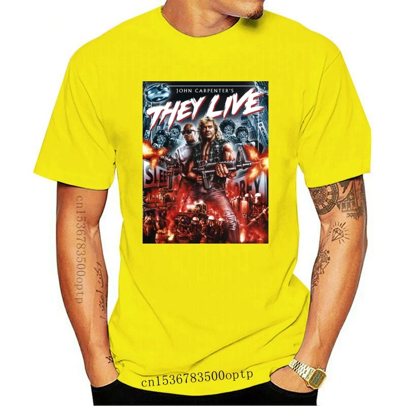 

They Live Movie 100% Cotton Men'S T-Shirt E0553 New Trends Tee Shirt