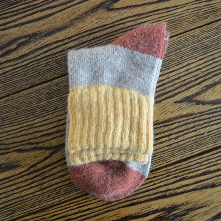 5 пар/лот высокого качества в широкую полоску хлопок и шерсть беременным женщинам