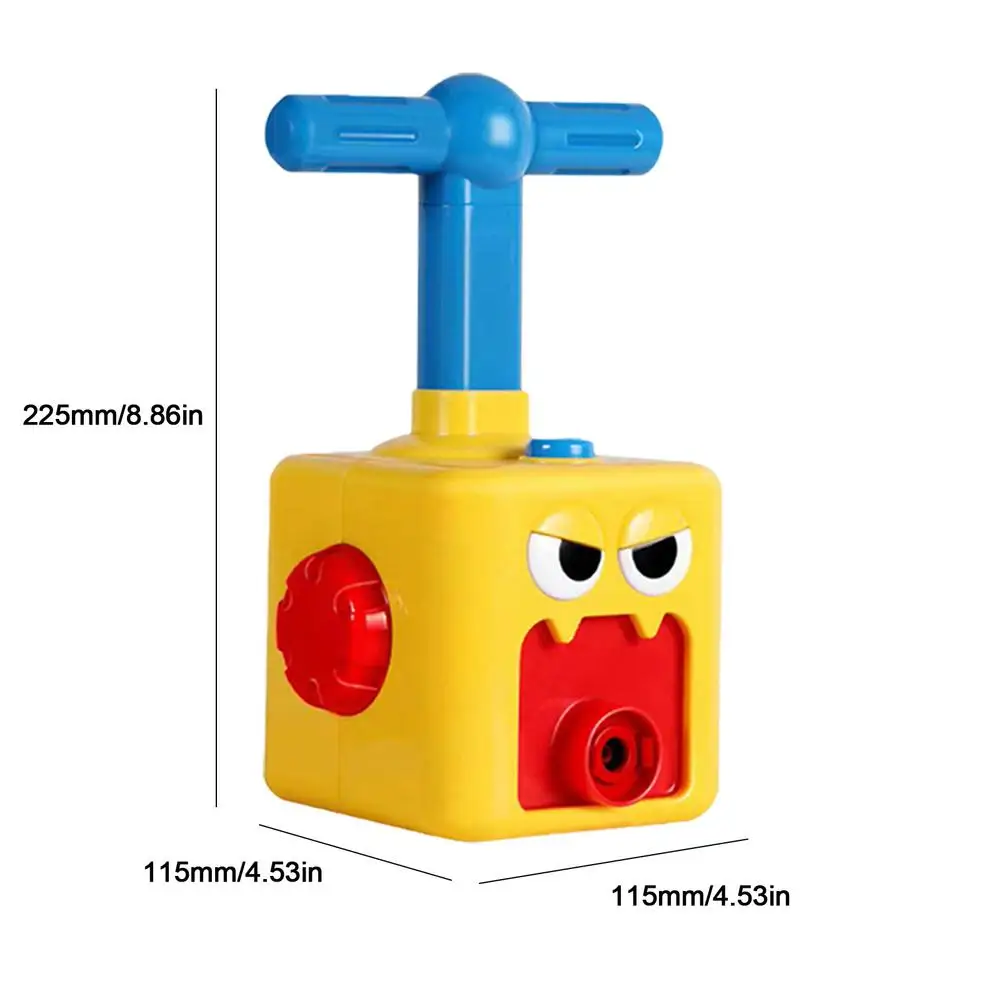 

NEW Power Balloon Launch Tower Toy Puzzle Fun Education Inertia Air Power Balloon Car Science Experimen Toy For Children Gift