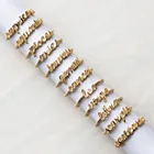 12 Знак зодиака золото Цвет кольцо на палец для женщин, модные минималистский Тонкий созвездий Открытое кольцо подарок на день рождения