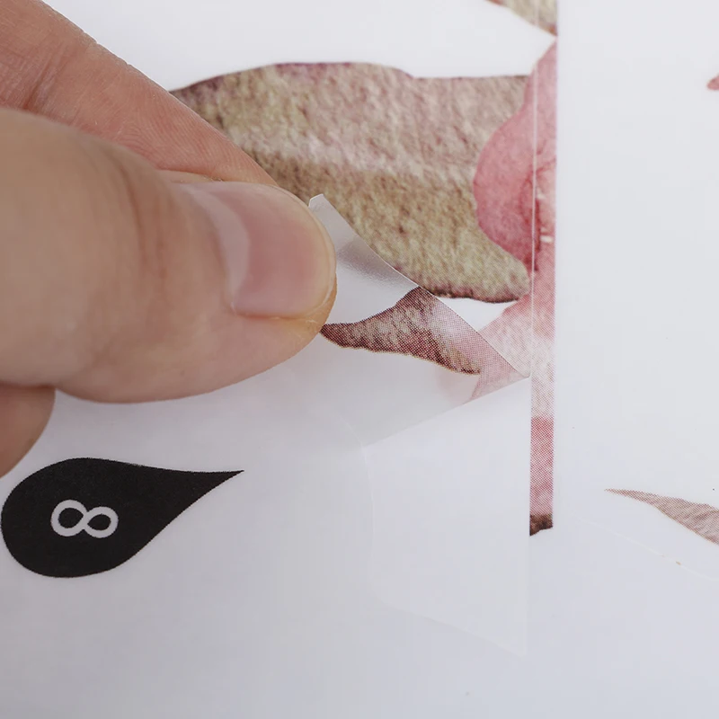 Большие настенные Стикеры с розовыми пионами и розами романтичные цветы