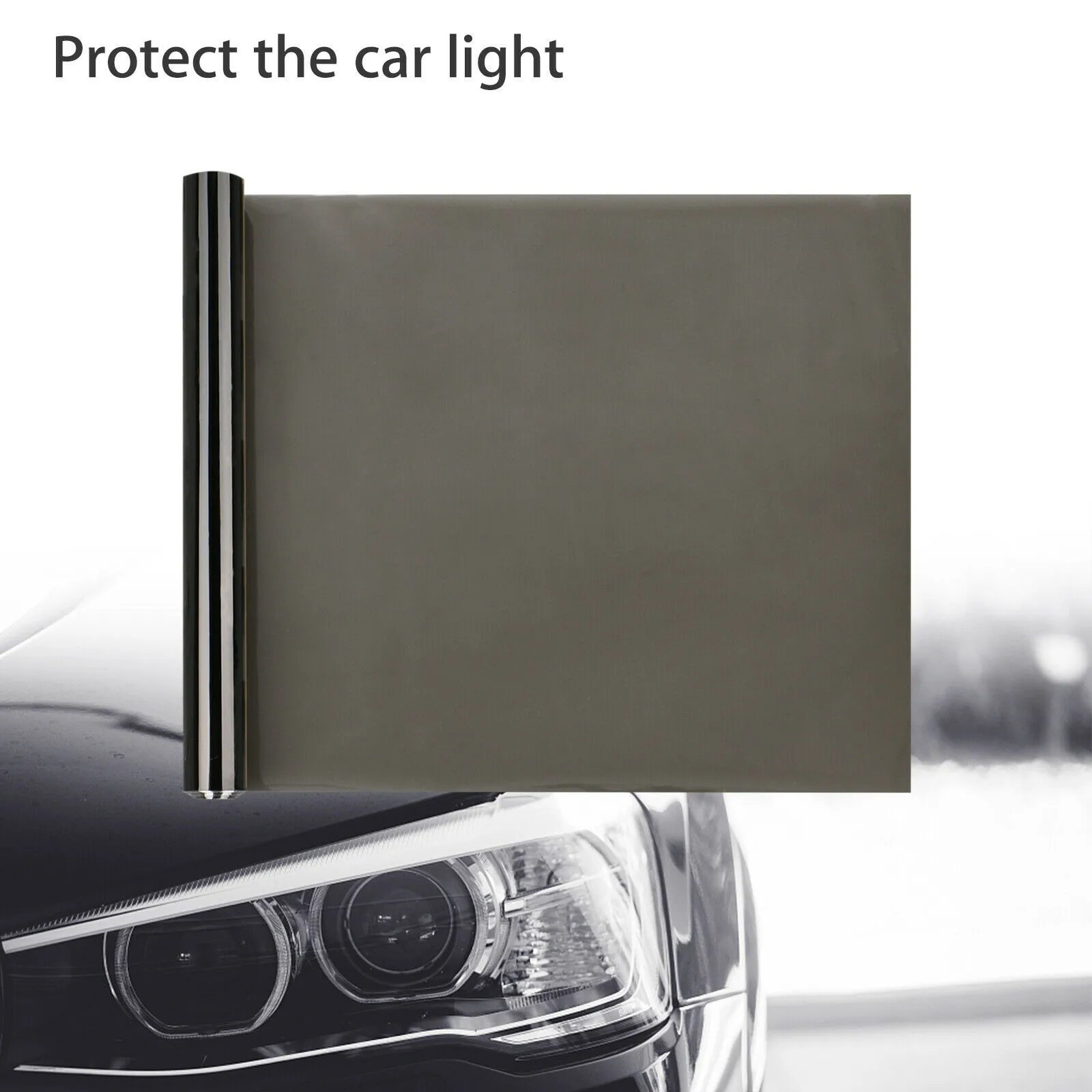 

Fog Light Smoke Film Sticker LED Headlight Left Right Taillight Tint Film