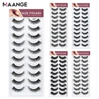 2019 Новинка 510 пар 100% настоящие норковые ресницы 3D натуральные Мягкие Накладные ресницы 3d норковые ресницы накладные ресницы Набор ресниц для макияжа