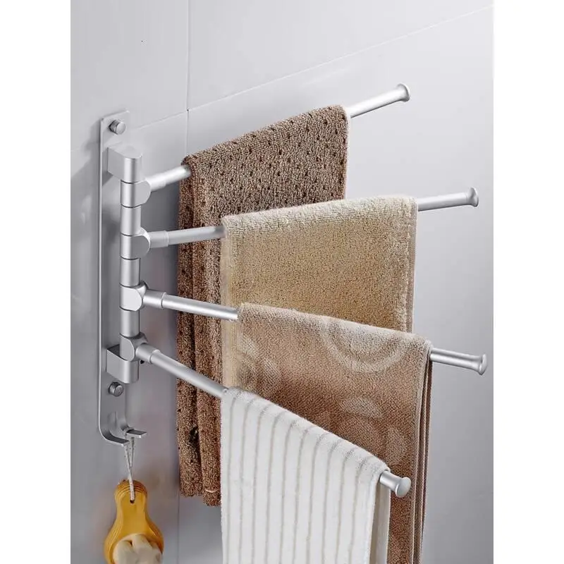 Estante Prateleira Parede Etagere Lazienka Estanteria Rotatable Salle De Bain Wall Shower Accessories Towel Rack Bathroom Shelf