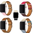 Кожаный ремешок для Apple Watch Series 76543, браслет для iWatch, кожаный ремешок 4442403845 мм 41