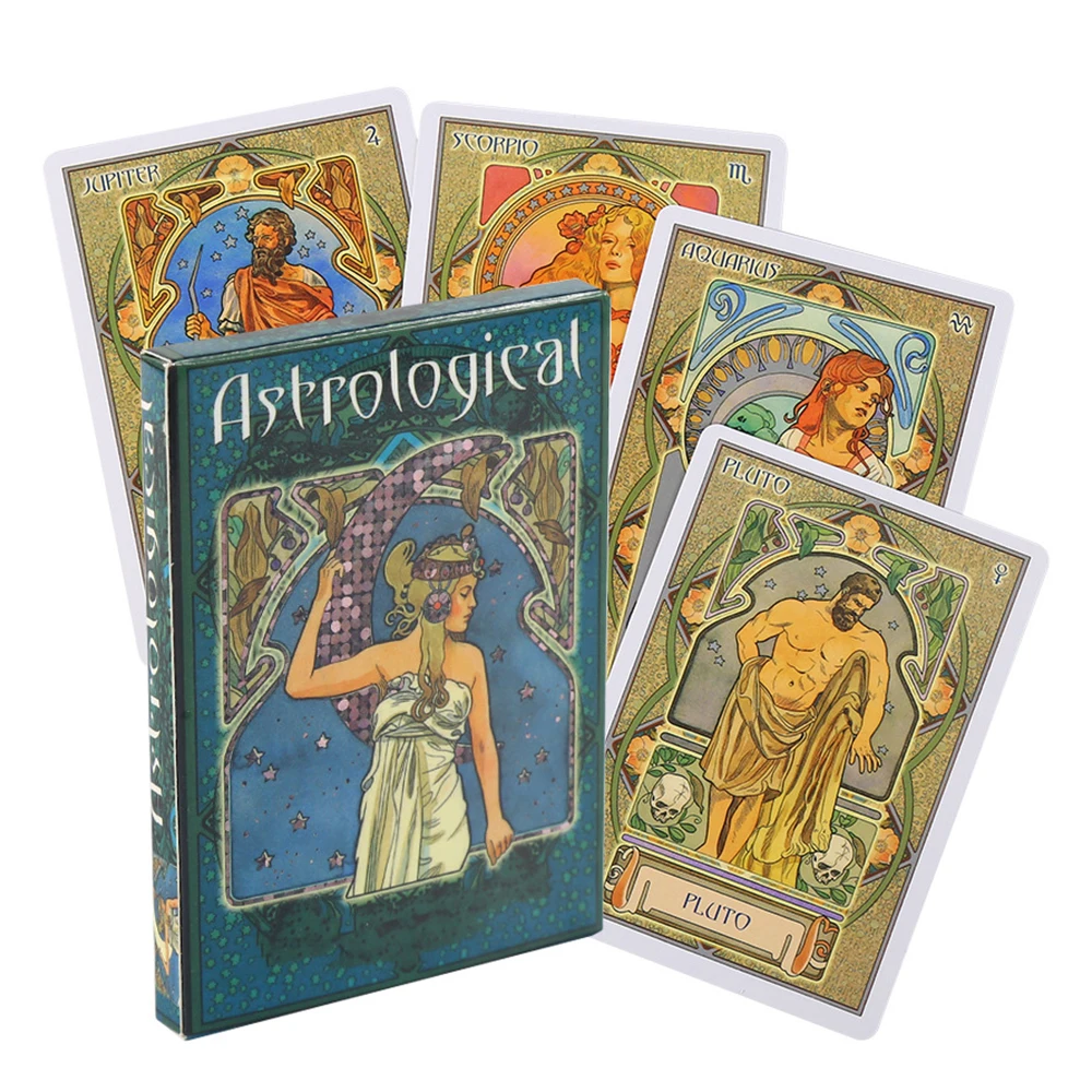 

Asbpologieal Tarot Del Fuego Card Game Deck Oracle Toy Divination Star Mystery Riding Party Electronic Guide Predicting Brain
