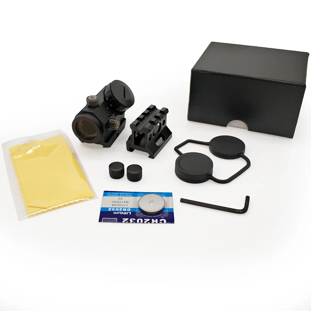 

Tactical 1x28 mm Optics Red Dot Scope Sight Fit for Rifles Scope Hunting in Low High Rail Mount