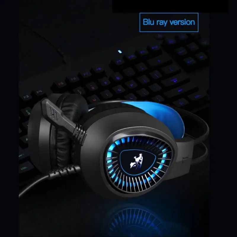 

Wired Headset Heavy Bass Internet Cafe LOL E-sports Game Luminous 7.1 Channel USB Headset For Computer PS4 Gaming Headphones