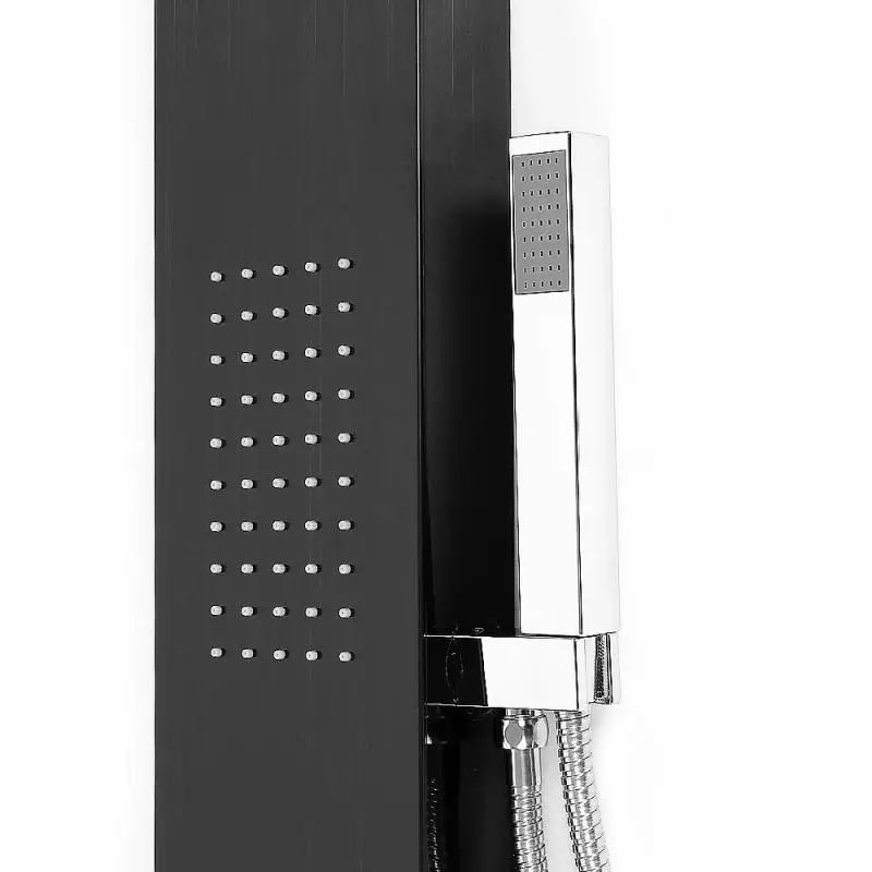 

Bath Shower Column Mixer Faucet Bathroom SPA Massage Jet Shower Column System Waterfall Rain Shower Panel Bidet Sprayer Tap HWC