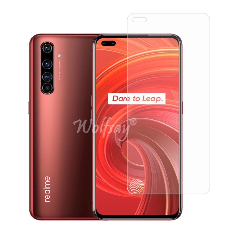 2 uds para Oppo verdadero yo X50 Pro de cristal para Oppo verdadero yo X50 Pro de templado de vidrio de 6,44 "Protector de pantalla para Oppo verdadero yo X50 Pro 5G pel&iacute;cula-0
