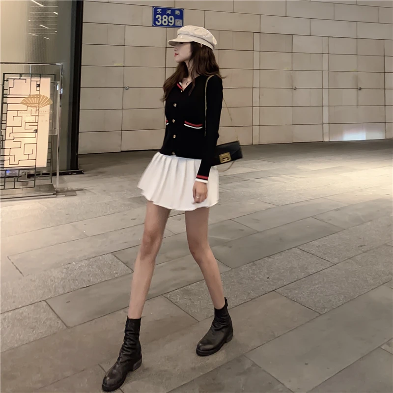 Hi Girl весенний тонкий свитер с капюшоном длинным рукавом цветными вставками