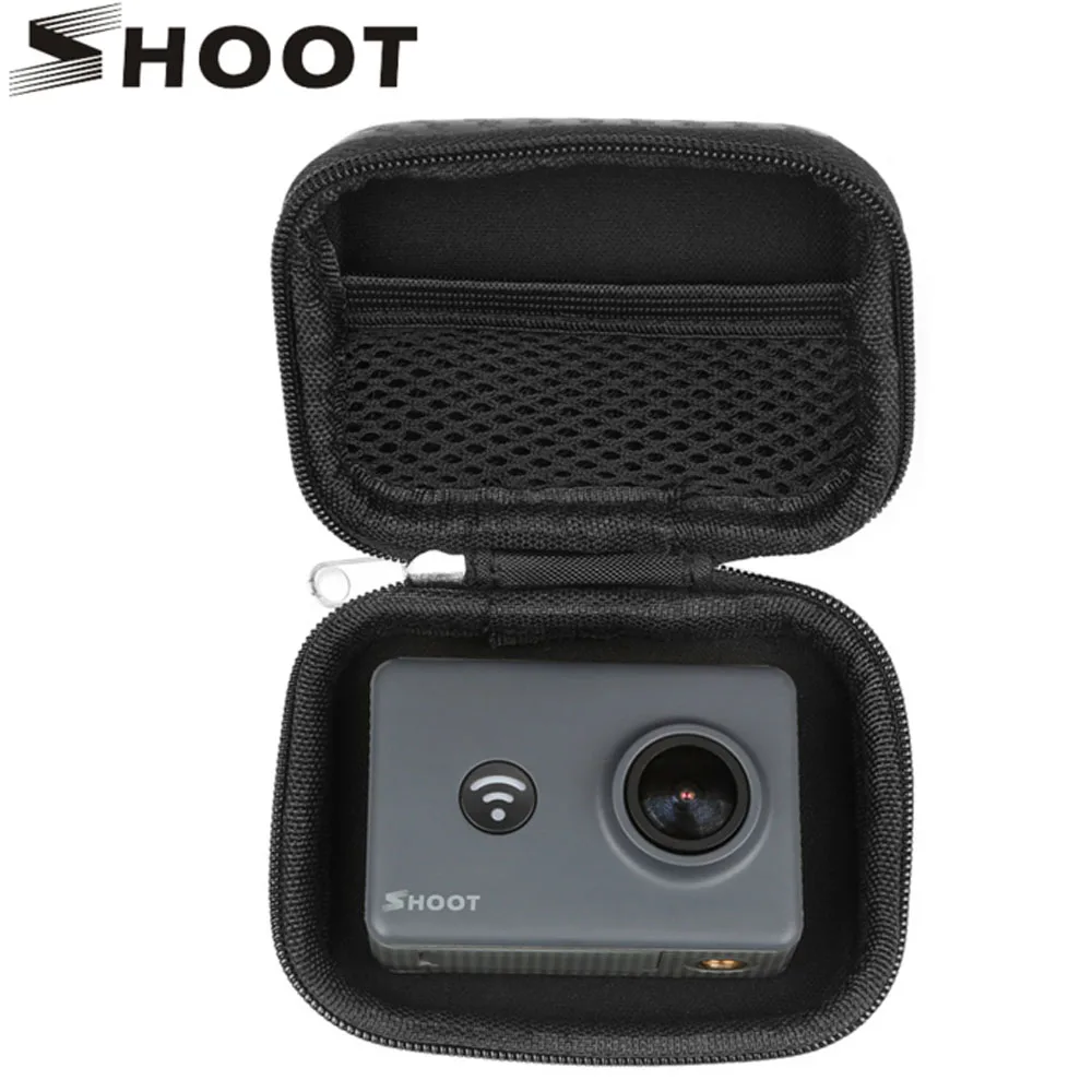 Снимайте водонепроницаемый чехол для портативной камеры Xiaomi Yi 4K Mini Box GoPro Hero 6 5 h9