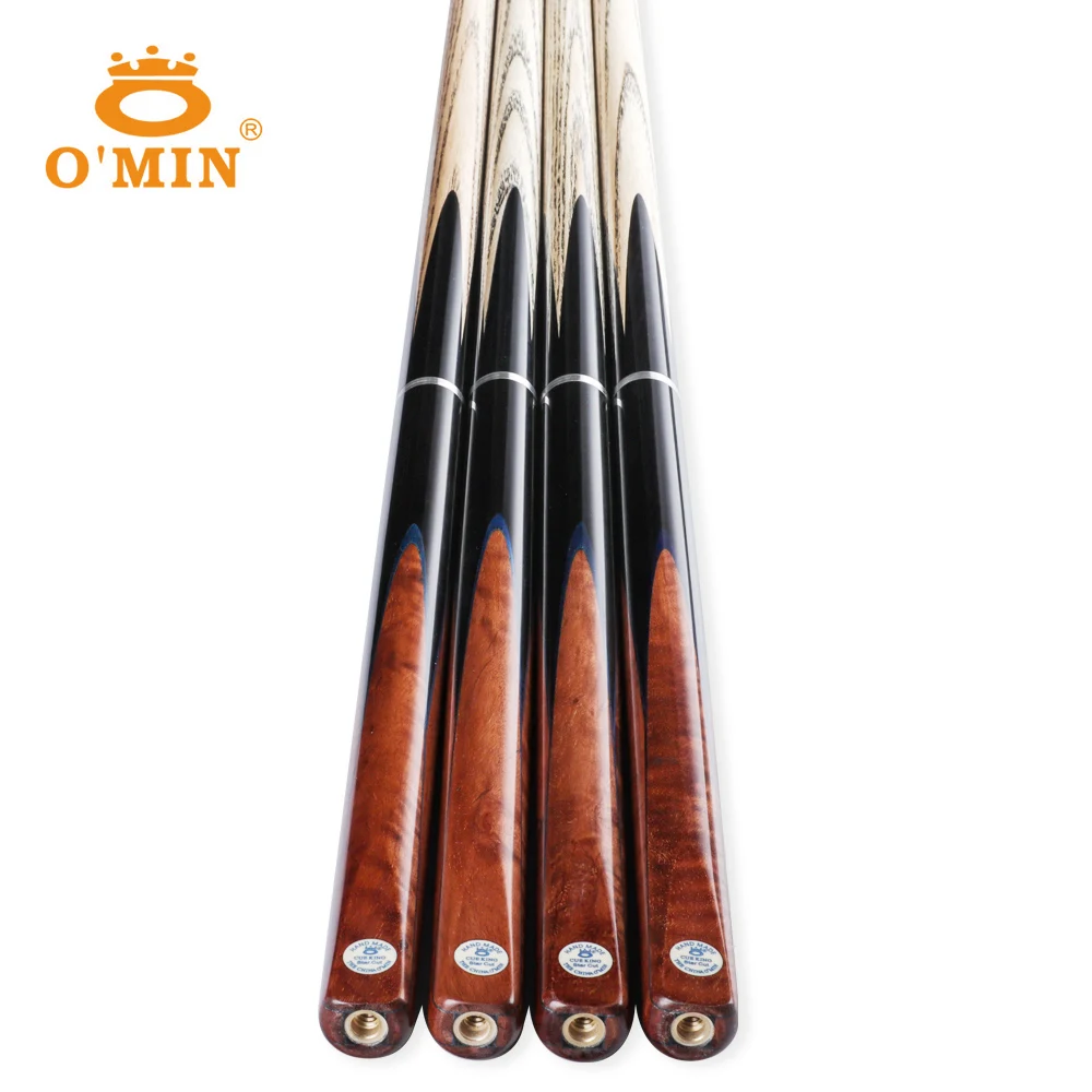 New O'MIN STAR CUT 3/4 Snooker Cues10mm наконечник зольный вал хорошая прочность набор