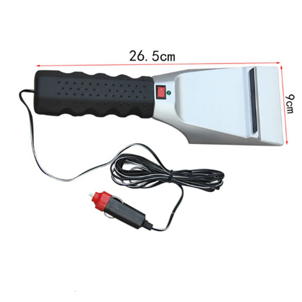 

12V Car Ice Scraper Windshield Glass Defrost Clean Tools Car Electric Heated Snow Removal Electric Snow Shovel Car Accessories