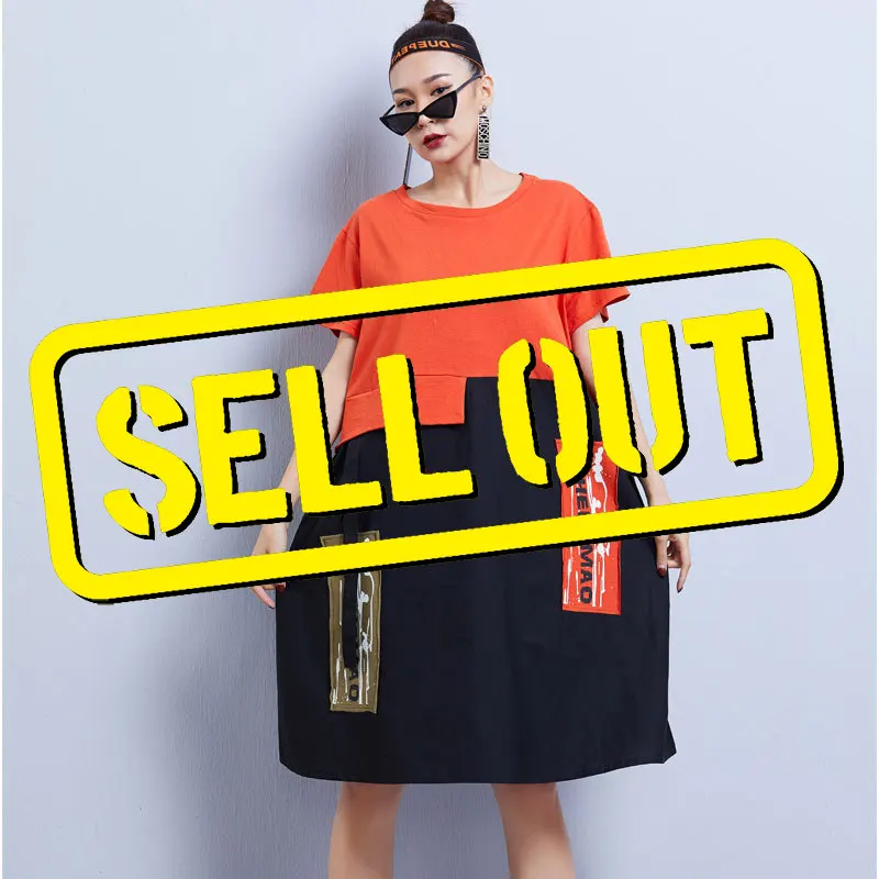 Женский хлопковый пуловер LANMREM с коротким рукавом круглым вырезом свободный