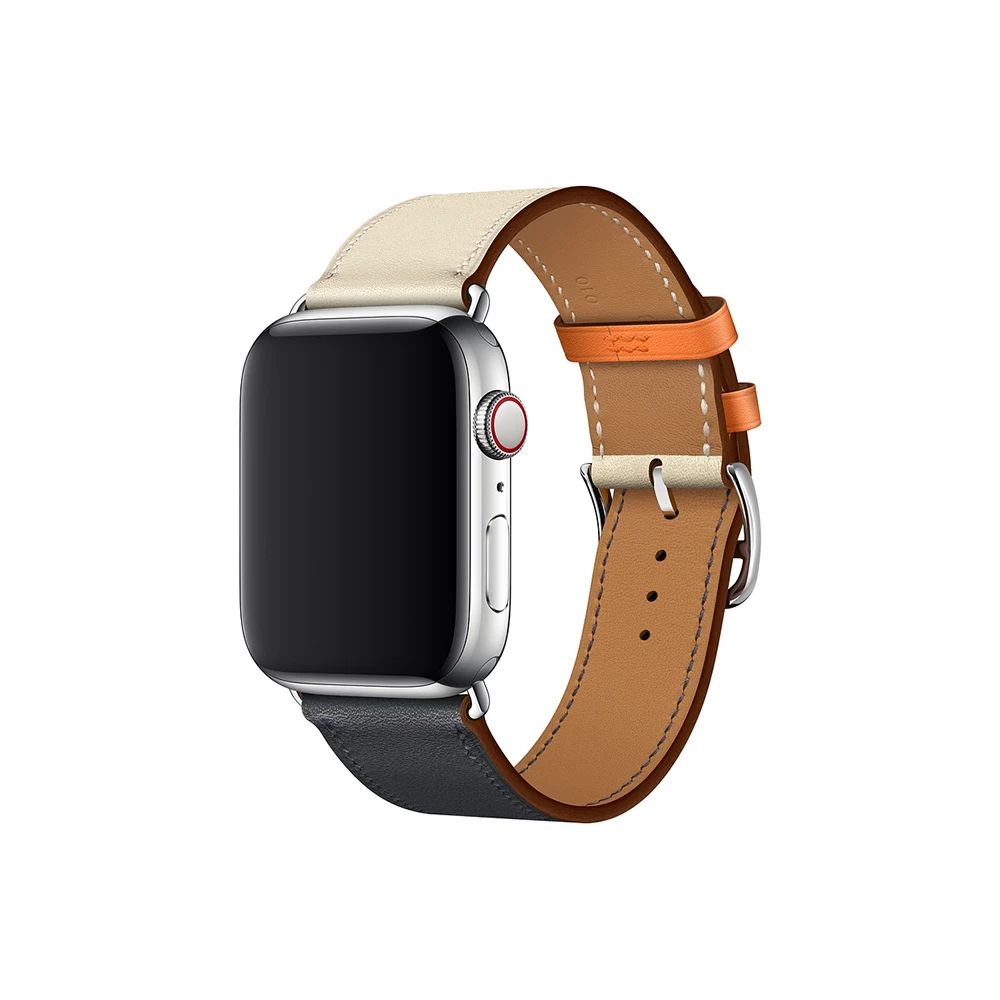 Часы Howk для Apple Watch Series 4 3 2 1 38 мм 40 42 44 браслет умные аксессуары наручные часы Herme