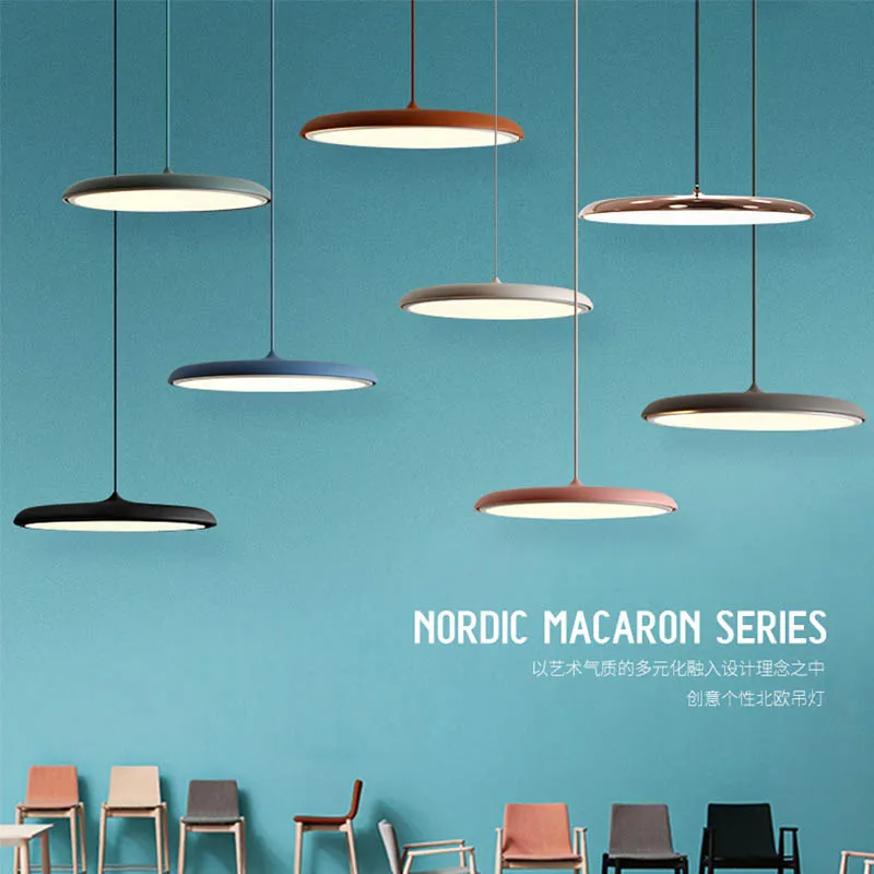 Современные подвесные потолочные светильники UFO Скандинавская люстра