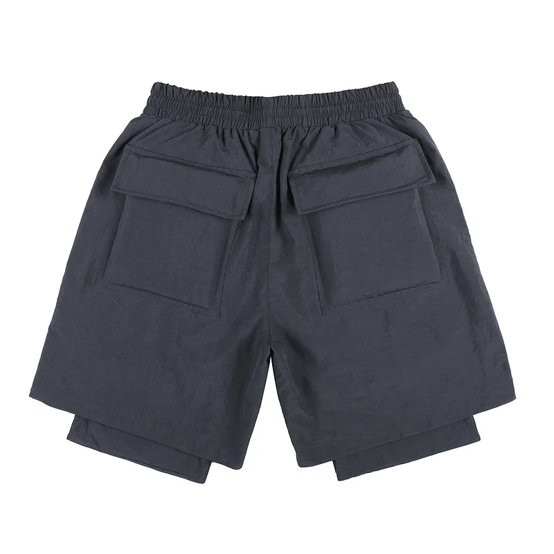 

Slightly Loose ARNODEFRANCE Shorts Men Women Classic High Street Multiple Pockets ARNODEFRANCE Ribbon 1:1 Top Quality Breeches