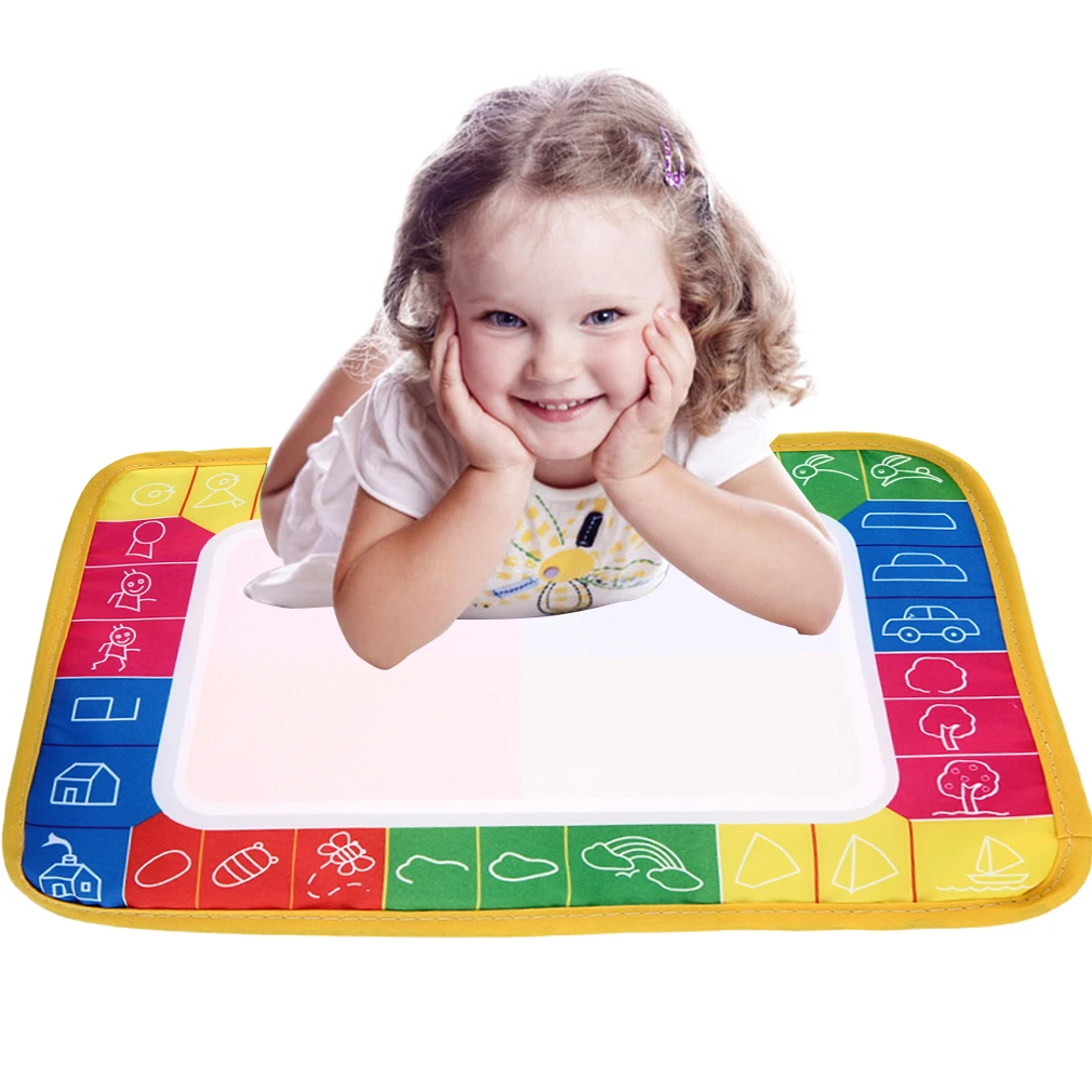 29*19 см детский коврик для рисования водой доска и ручки каракули игры детские