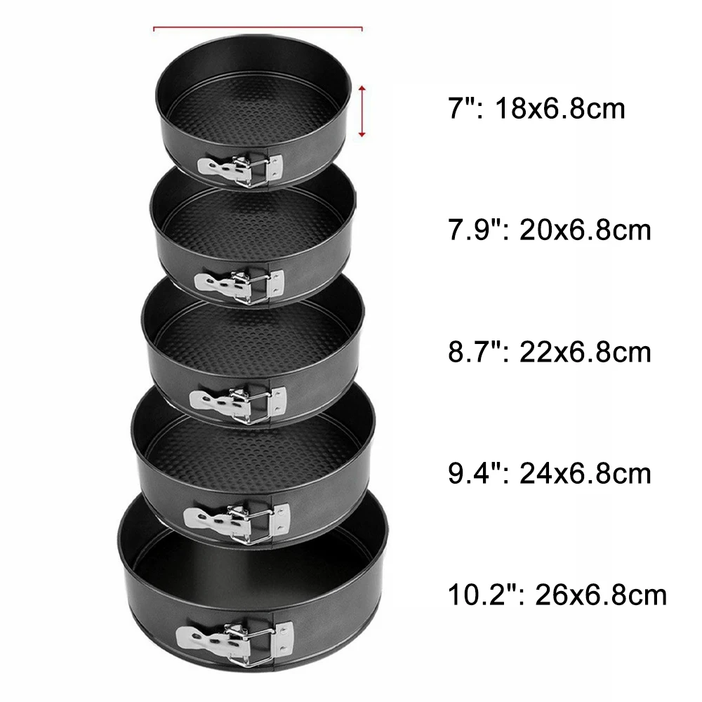 

18 /20 /22 /24 /26cm Stainless Steel Non-stick Removable Bottom Cake Pan Mold Bakeware Baking Moulds Tool Perfect for Cakes