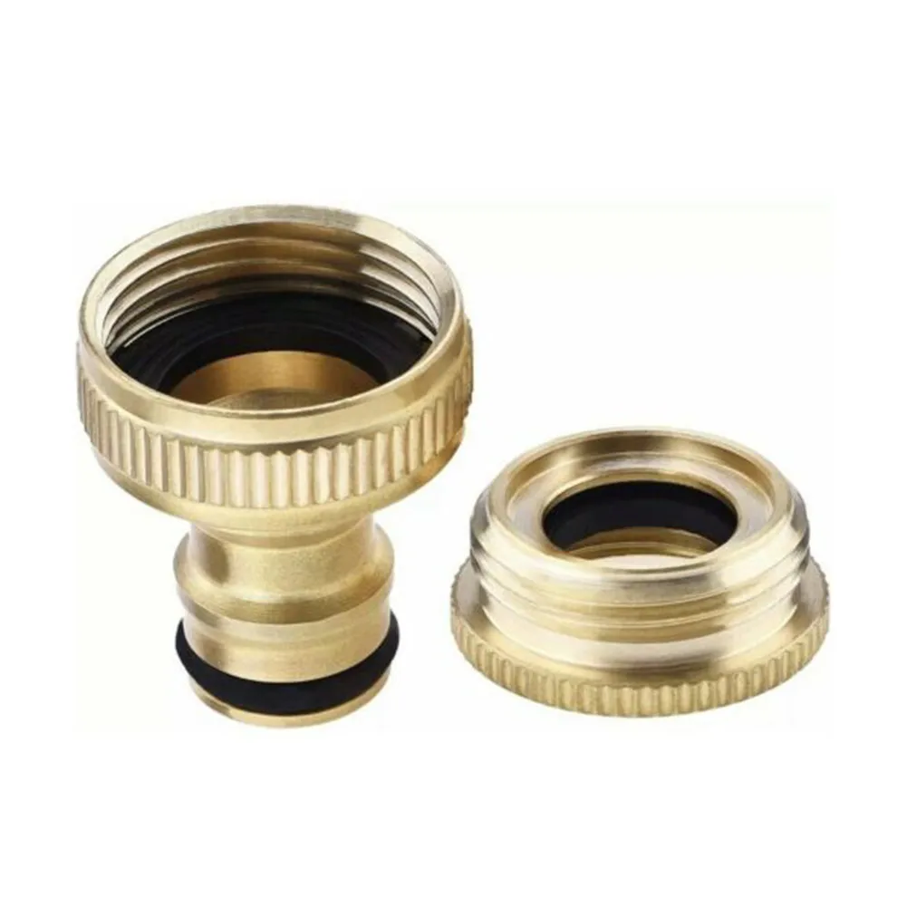 

Solid Brass Connectors Water 3/4 To 1/2 Inch Brass Quick Connect Durable
