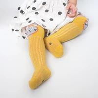 baby knee high sock toddler girl dress socks baby knit stocking cotton infant girls socks for newborn 0 3 years old