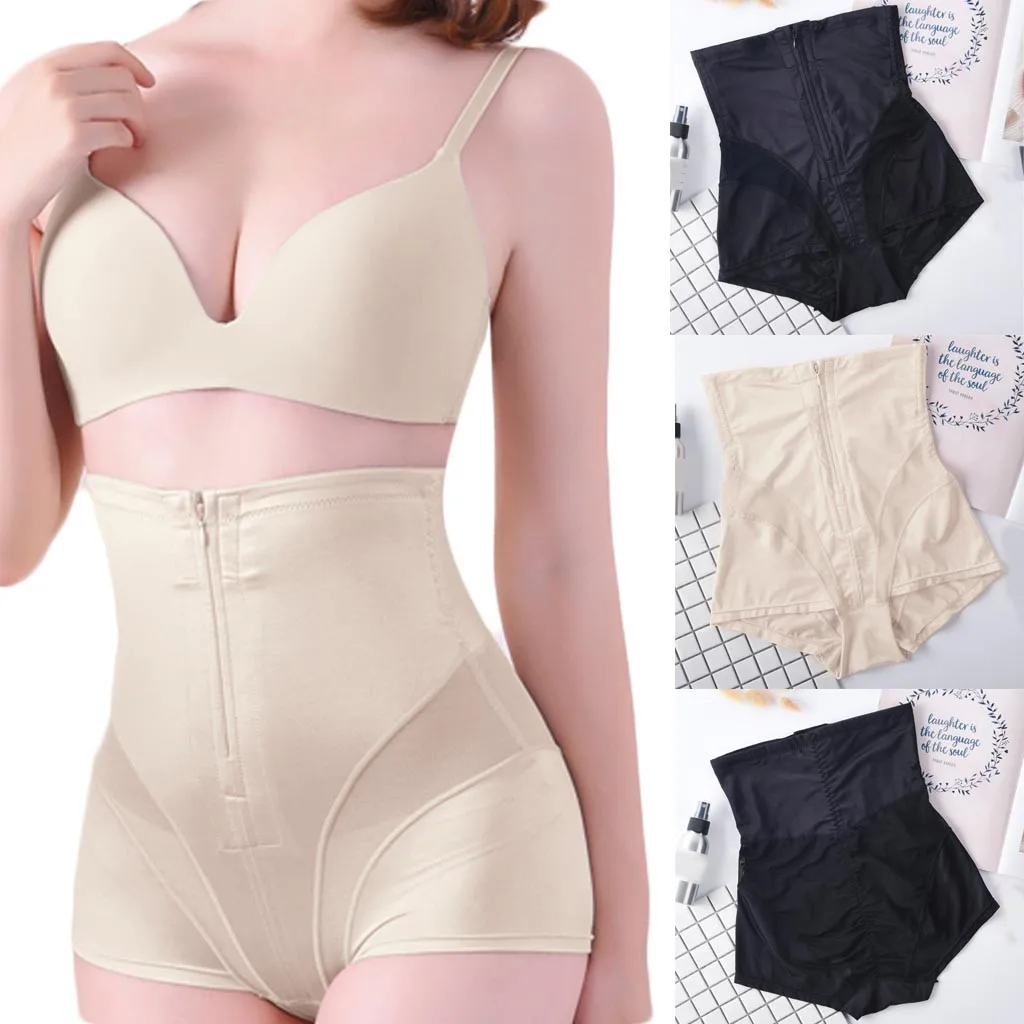 Женские трусы с высокой талией дышащие для коррекции фигуры похудения живота