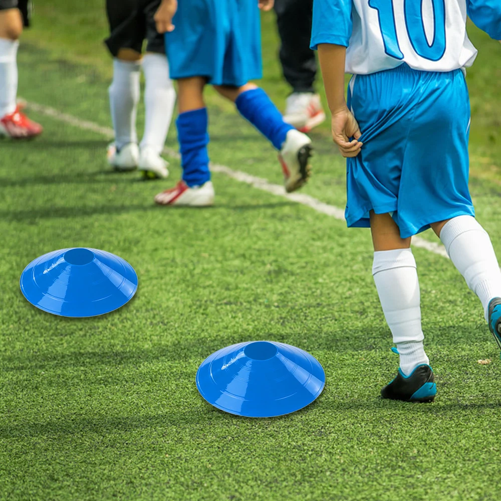 

25 Pcs 19cm Football Training Sports Saucer Cones Marker Discs Soccer Entertainment Sports Accessories