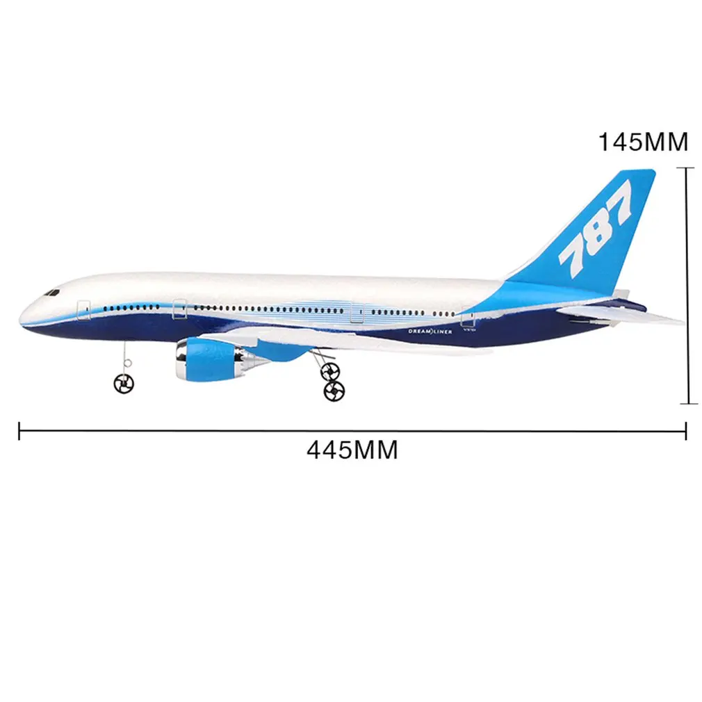 

QF008-Boeing 787 2.4GHz 3CH EPP RC Airplane 550mm Wingspan Fixed Wing RTF Scale Aeromodelling Remote Control Airplanes