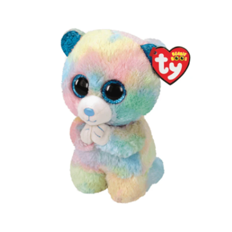 15 см Ty Beanie Owlette блеск большие золотые глаза белое тело Kawaii Плюшевые мягкие