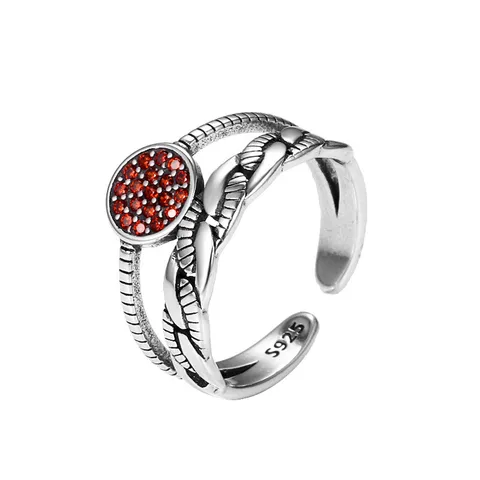 Винтажное Открытое кольцо V.YA из серебра 925 пробы для мужчин и женщин, милые винтажные кольца простого дизайна, модные ювелирные украшения