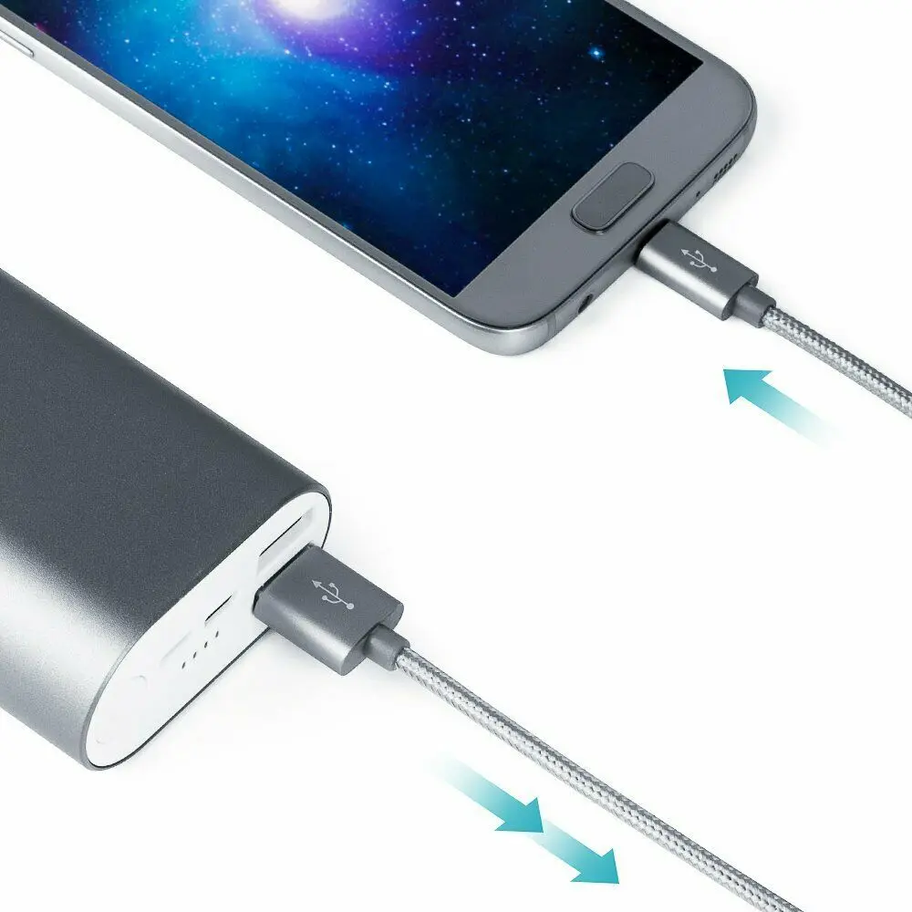 Кабель Micro USB ROMOSS 1 м 2 4 А нейлоновый для быстрой зарядки Samsung Redmi Note5 Pro Android|Кабели