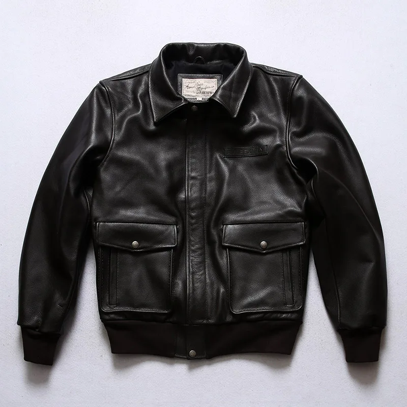 

Высококачественное пальто из натуральной коровьей кожи F022 RockCanRoll, стильная прочная винтажная куртка A2