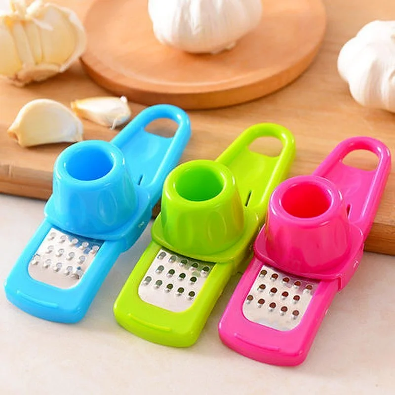 1pc Household Garlic Peeler Functional Ginger Press Grinding Grater Planer Slicer Cutter Cooking Tool Kitchen Accessories | Дом и сад