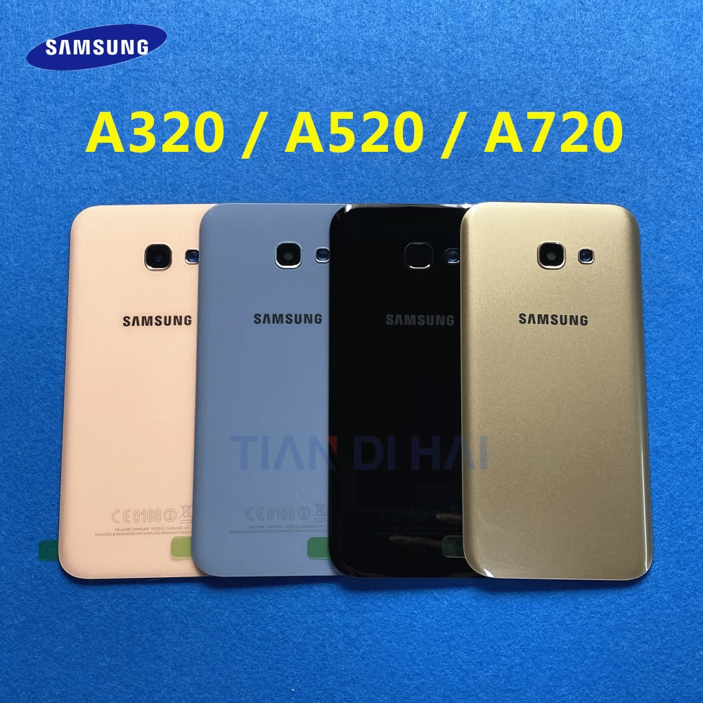 Крышка батарейного отсека для Samsung Galaxy A3 A5 A7 2017 A320 A320F A520 A520F A720 A720F Задняя