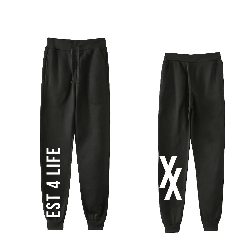 Черные спортивные брюки Machine Gun Kelly EST 4 LIFE тренировочные джоггеры уличная одежда