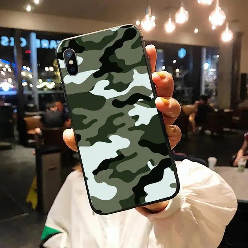 

Army Camo Camouflage Phone Case for iPhone 11 12 pro XS MAX 8 7 6 6S Plus X 5S SE 2020 XR