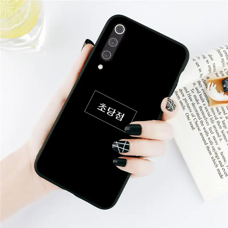 

Korean Style Font Cute Phone Cases For Xiaomi Redmi note 7 8 9 t k30 max3 9 s 10 pro lite Luxury brand shell funda coque