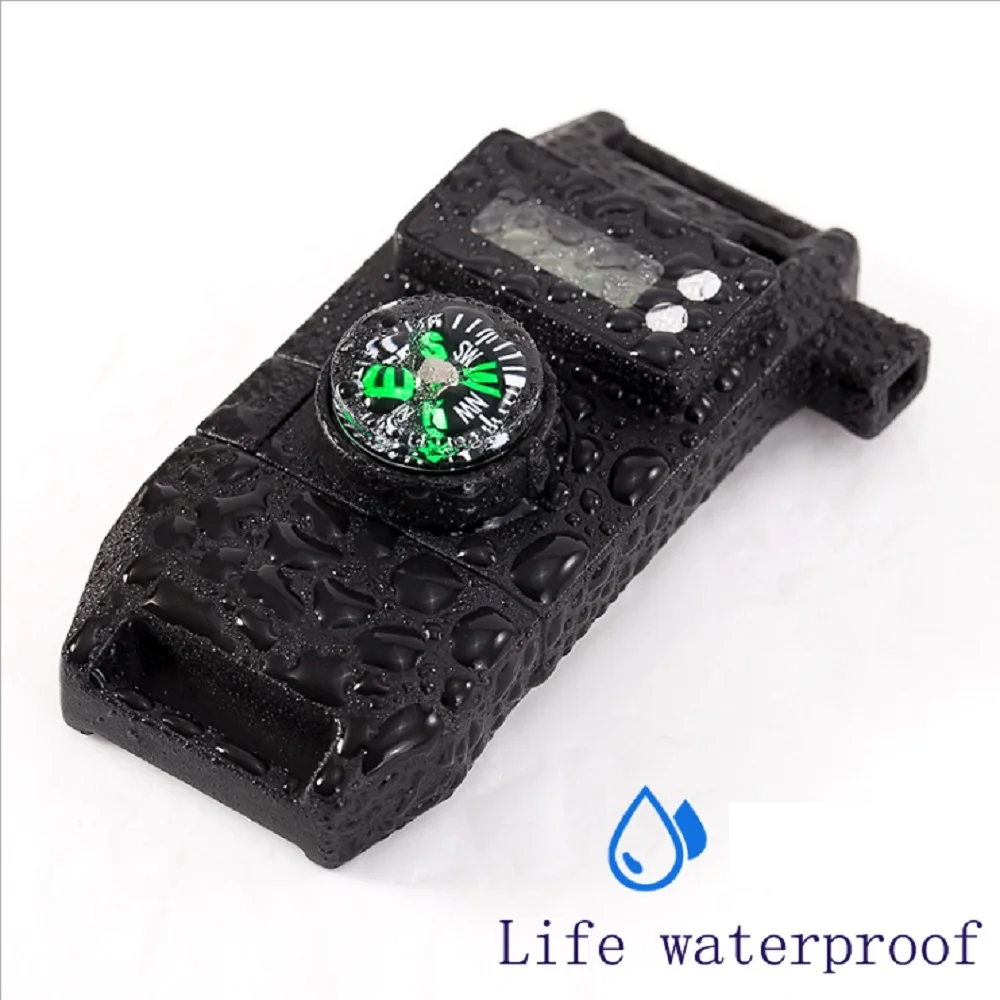 Зонтик веревка тканые выживания flintstone компас часы Открытый Многофункциональный