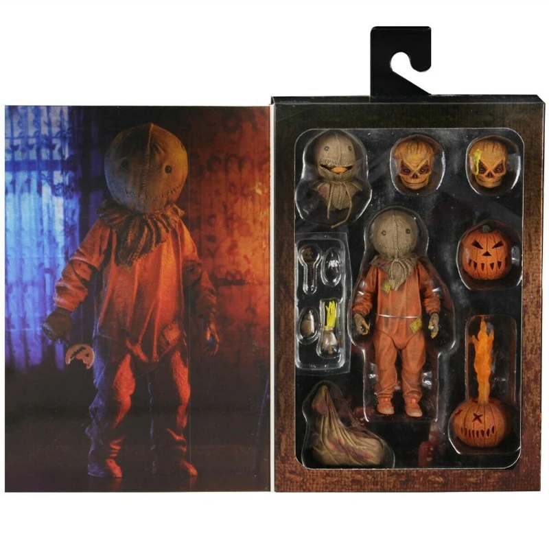Trick R Treat Сэм одет в сумку и леденец Хэллоуин 2007 классический фильм NECA фигурка игрушка кукла подарок на Рождество