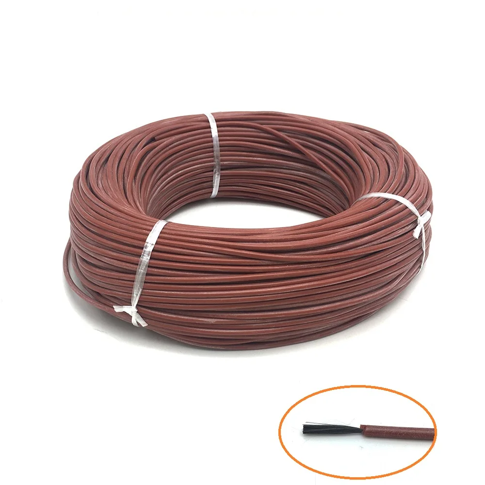 Электрический 12K 33ohm/m нагревательный кабель из углеродного волокна 220V инфракрасный теплый напольный провод домашний нагреватель