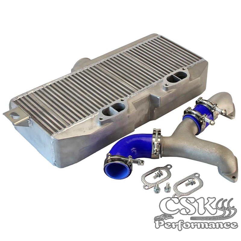 Модернизированный интеркулер с верхним креплением + Y образная труба подходит