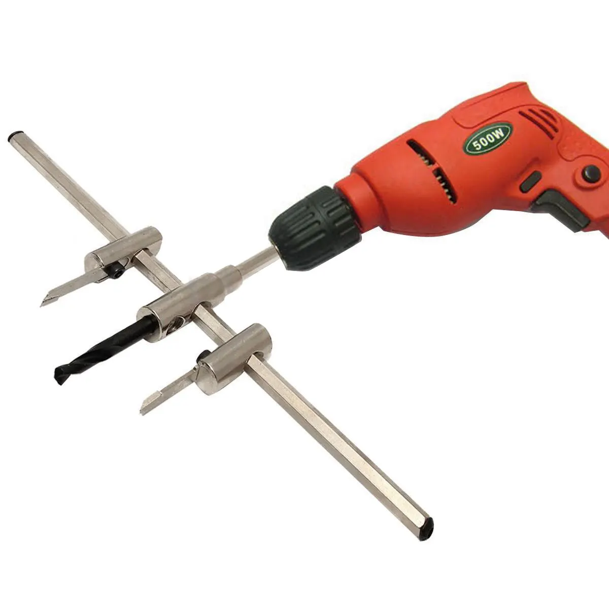 

30-300mm Adjustable Metal Wood Circle Hole Cutter Saw Drill Bit Cutter Kit Wood Dry Drill Bit Aircraft Type Round Cutting Blade