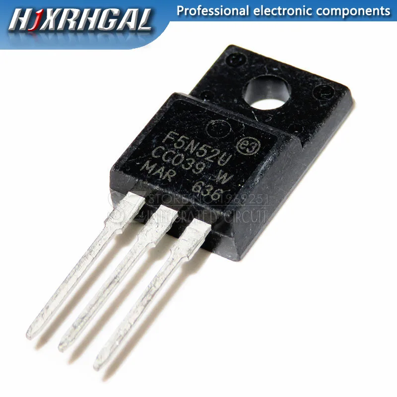 1 шт. 5N52U F5N52U TO-220F N-channel 4.4A 525V аутентичный | Электронные компоненты и принадлежности